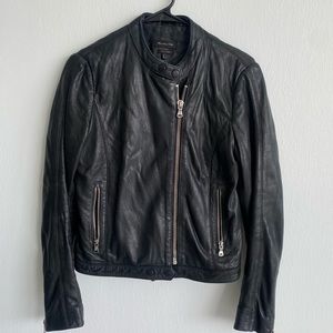 Amazing Leather jacket Massimo Dutti!
